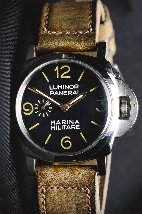 panerai 6154 marina militare|Panerai marina militare skeleton watch.